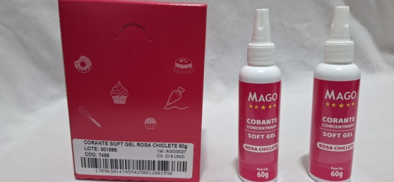 CORANTE GEL ROSA CHICLETE 60ML